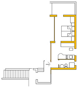 apartman 4 – tlocrt